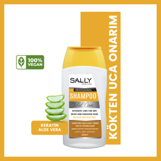 SALLY Şampuan Profesyonel Seri Total Care Kuru ve Yıpranmış Saçlar 200 ML