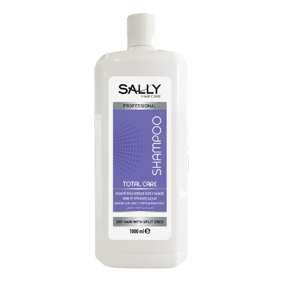 SALLY Şampuan Profesyonel Seri Total Care Kuru ve Yıpranmış Saçlar 1 LT