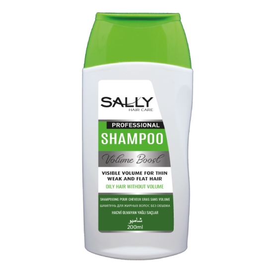 SALLY Şampuan Profesyonel Seri Volume Boost Dolgun Olmayan ve Yağlı Saçlar 200 ML