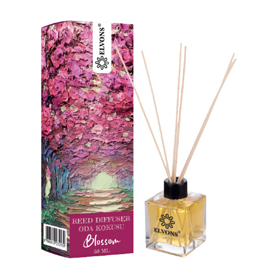 Elvons Bambu Çubuklu Oda Kokusu Çiçek Bahçesi 50 ml