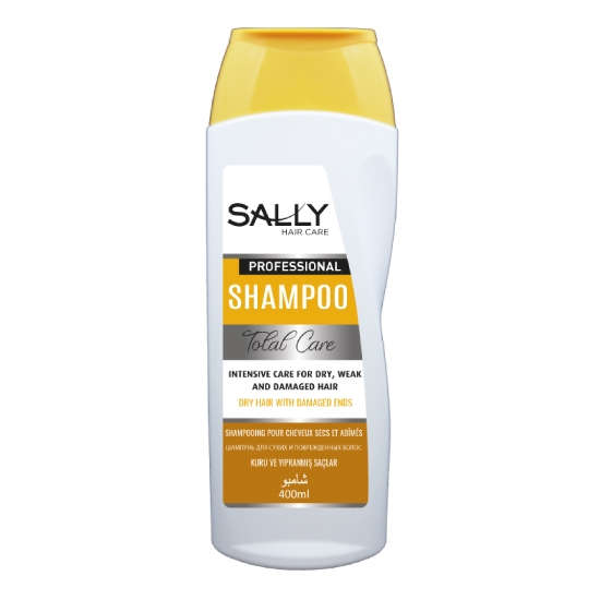 SALLY Şampuan Profesyonel Seri Total Care Kuru ve Yıpranmış Saçlar 400 ML