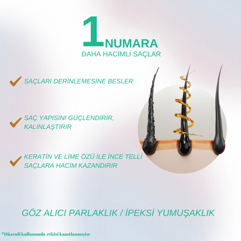 Sally Şampuan Profesyonel Seri Volume Boost Dolgun Olmayan ve Yağlı Saçlar 200 ml