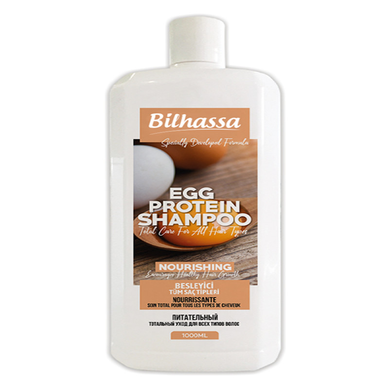 Bilhassa Yumurta Protein Özlü Besleyici Şampuan - Tüm Saç Tipleri 1 Lt